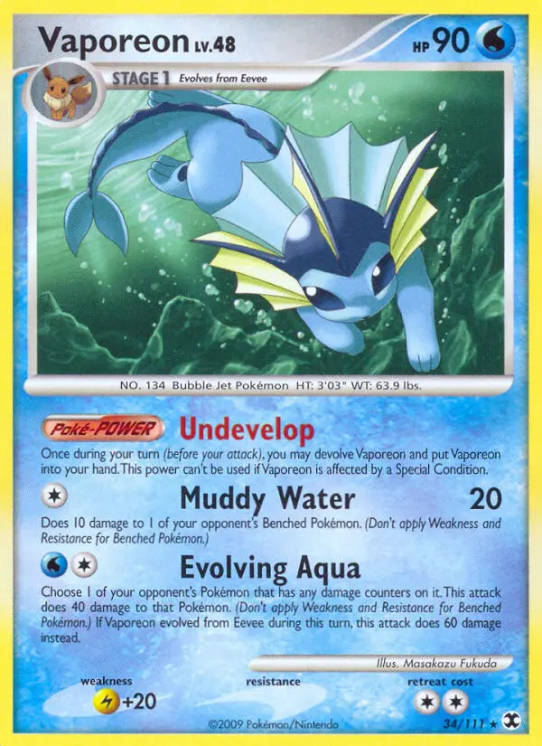 Image of the card Vaporeon