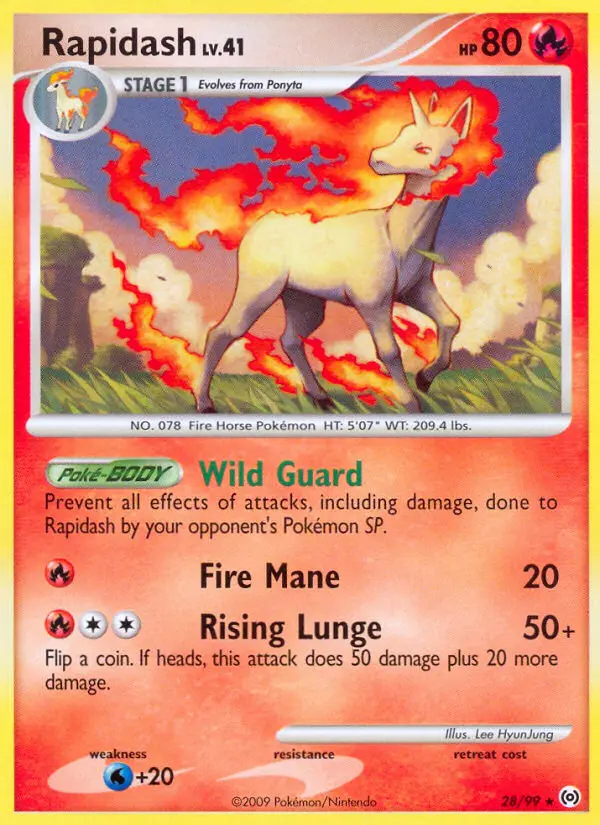Image of the card Rapidash