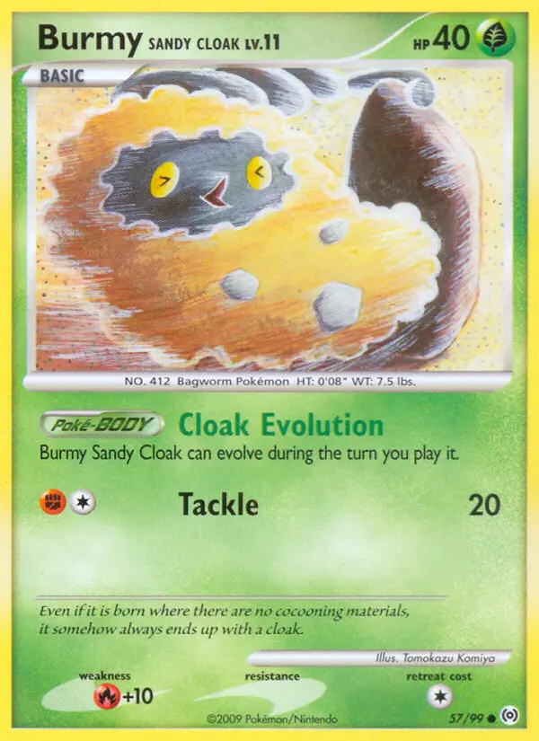 Image of the card Burmy Sandy Cloak