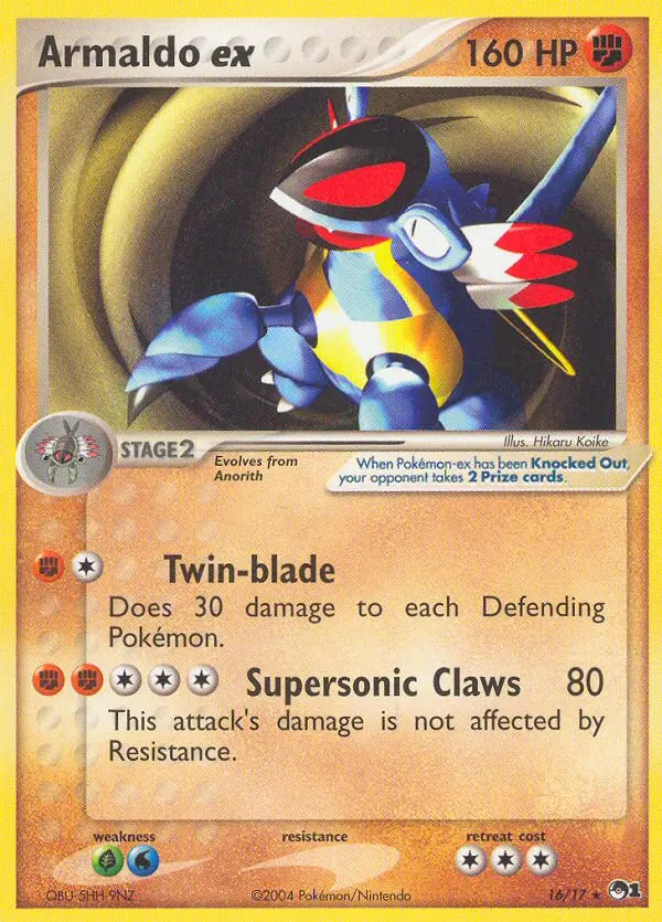 Image of the card Armaldo ex