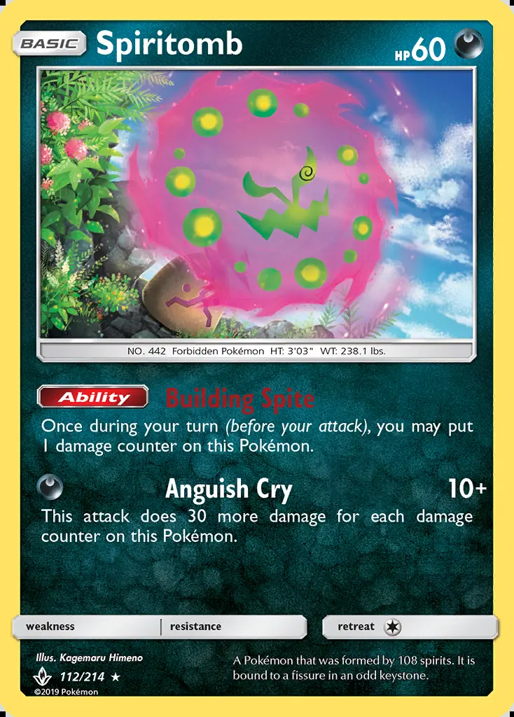 Image of the card Spiritomb