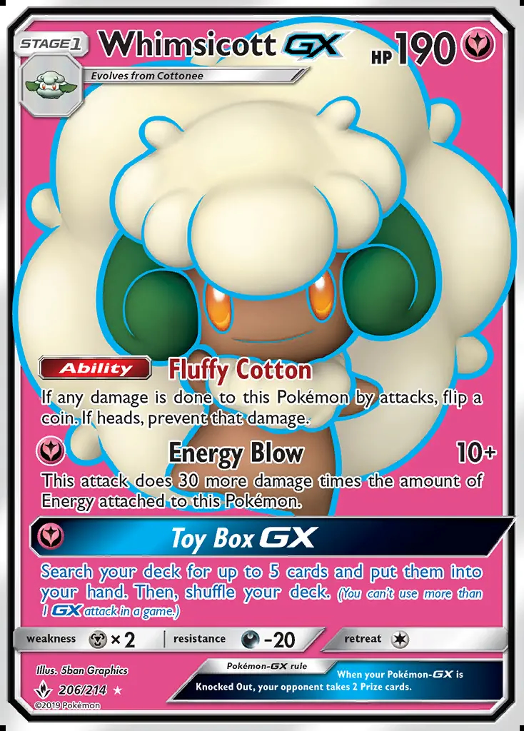 Image of the card Whimsicott GX
