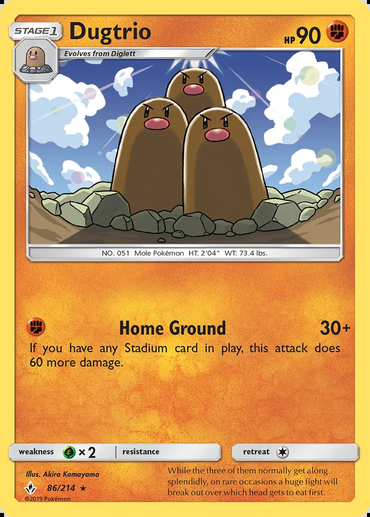 Image of the card Dugtrio