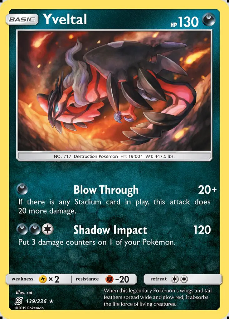 Image of the card Yveltal
