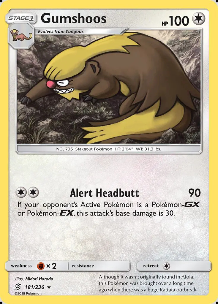 Image of the card Gumshoos