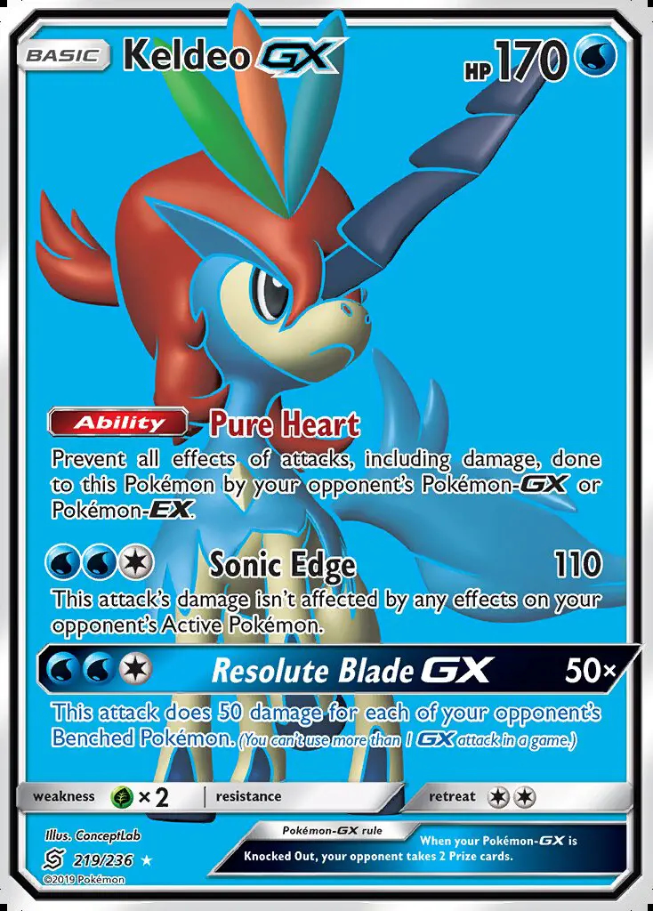 Image of the card Keldeo GX