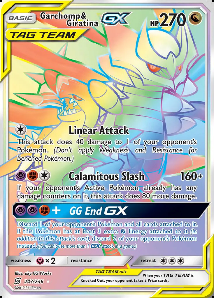 Image of the card Garchomp & Giratina GX