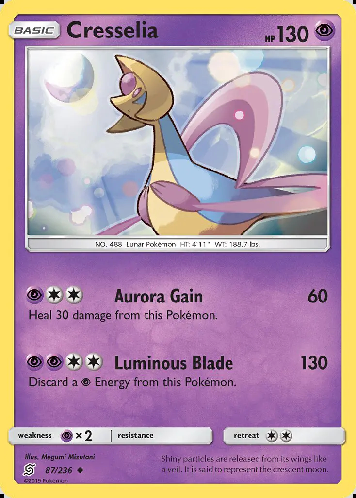 Image of the card Cresselia