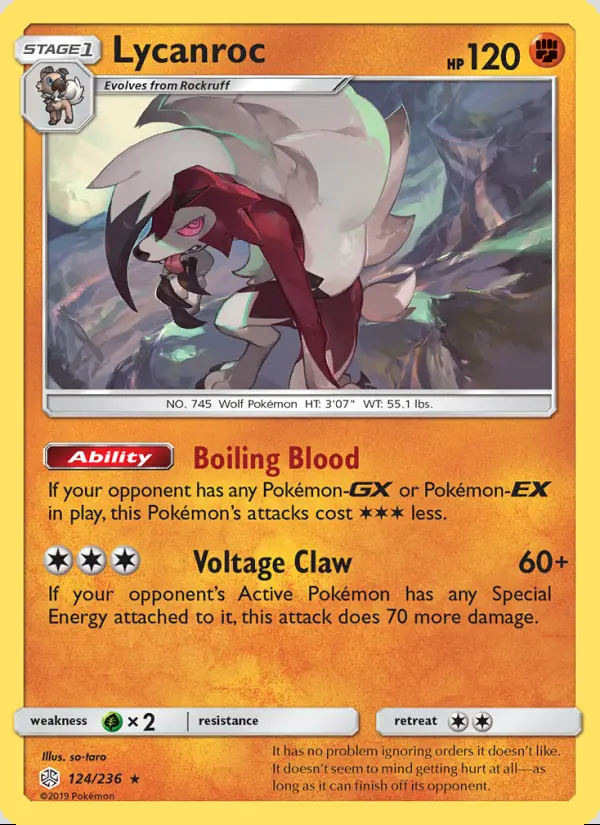 Image of the card Lycanroc