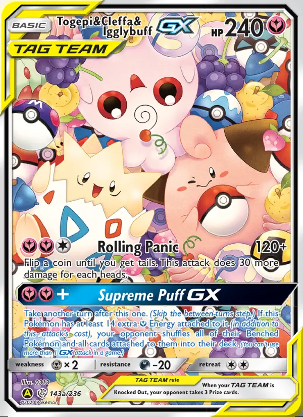 Image of the card Togepi & Cleffa & Igglybuff GX