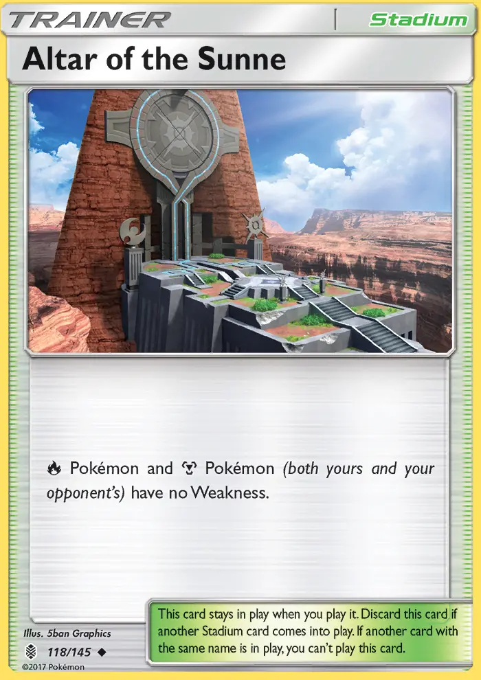 Image of the card Altar of the Sunne