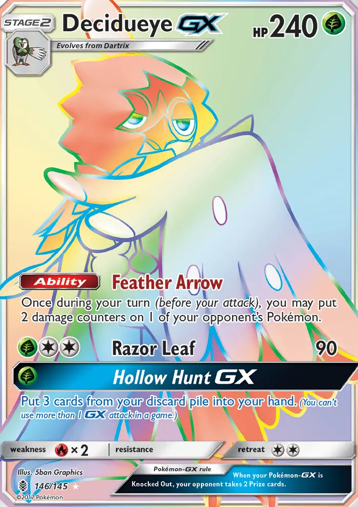 Image of the card Decidueye GX