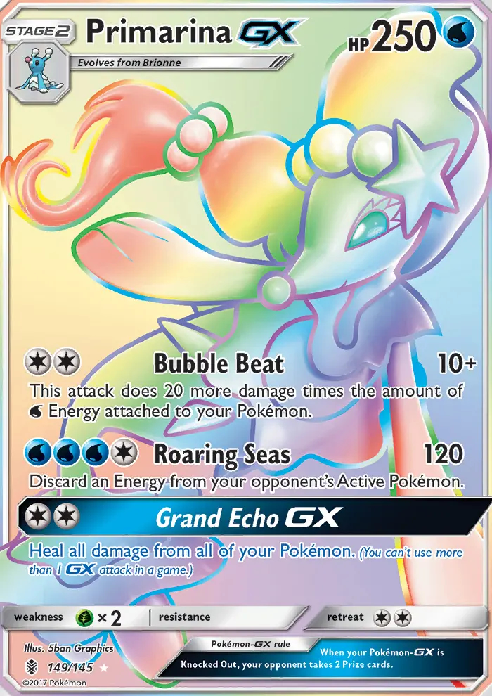 Image of the card Primarina GX