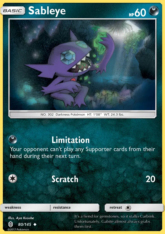 Image of the card Sableye