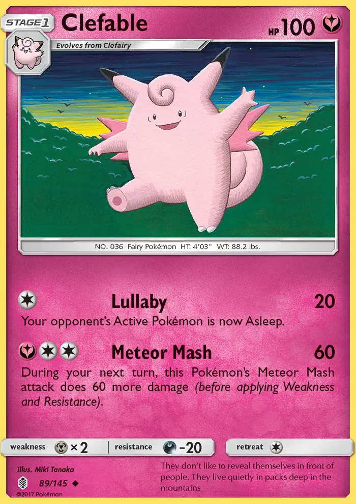 Image of the card Clefable