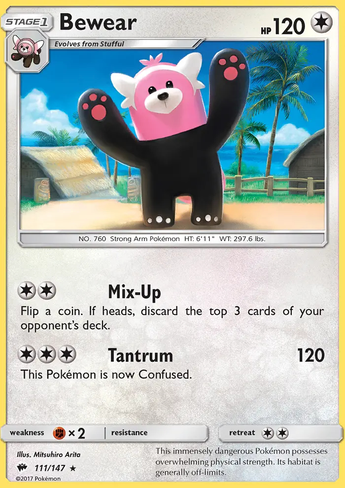 Image of the card Bewear