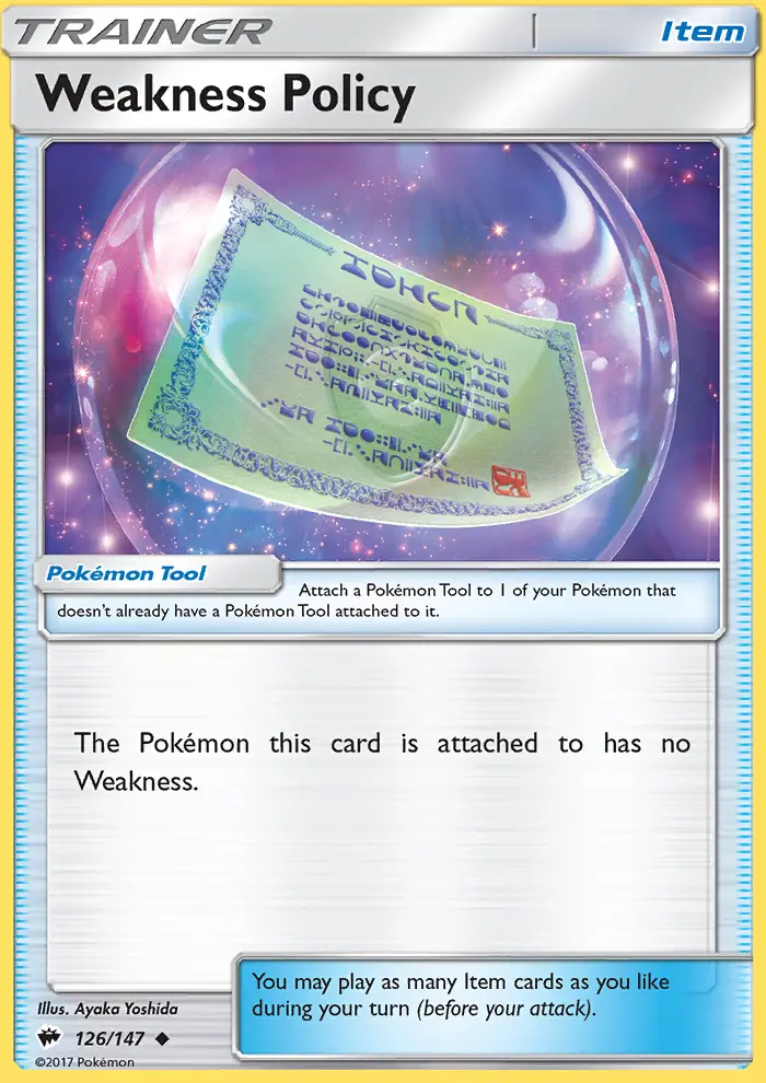 Image of the card Weakness Policy