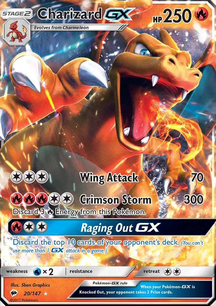 Image of the card Charizard GX