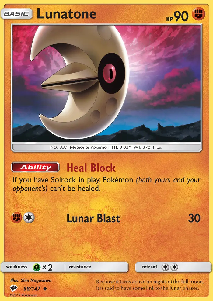 Image of the card Lunatone