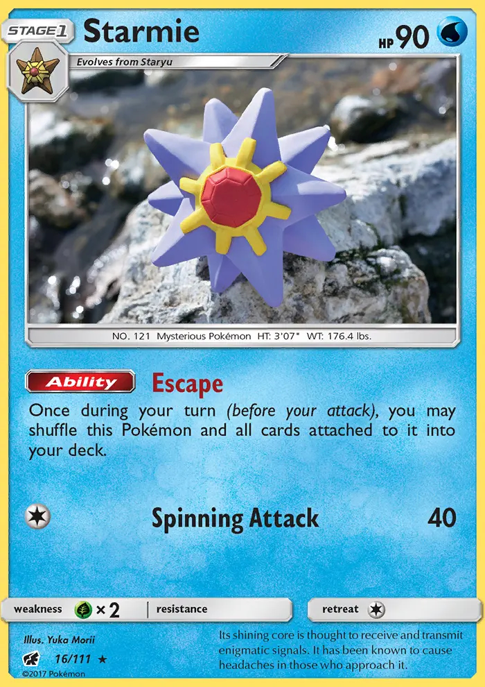 Image of the card Starmie