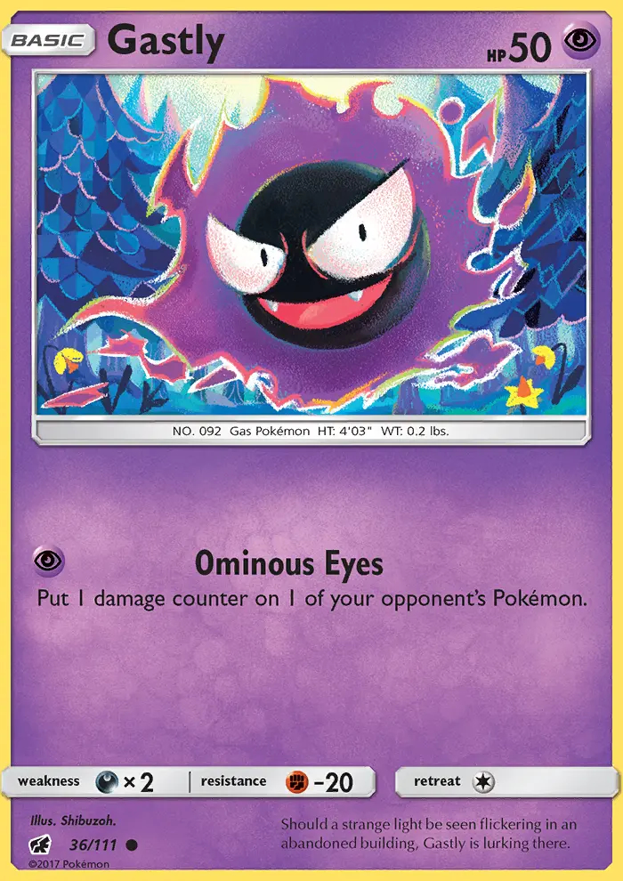 Image of the card Gastly