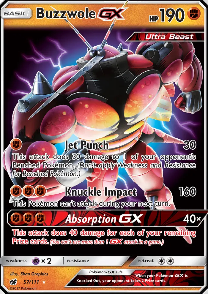 Image of the card Buzzwole GX