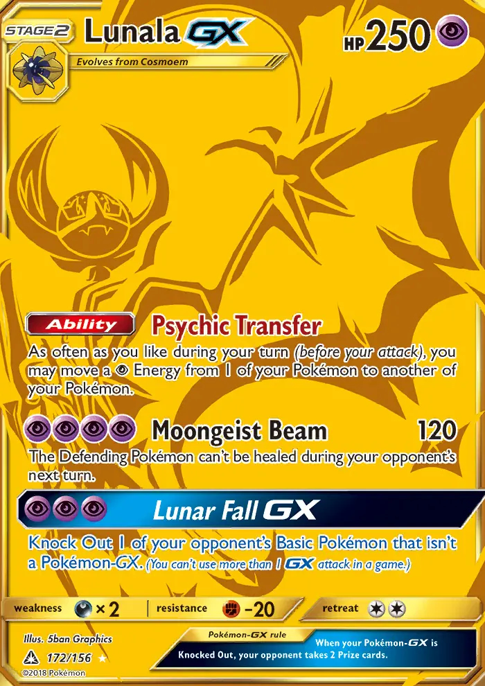 Image of the card Lunala GX