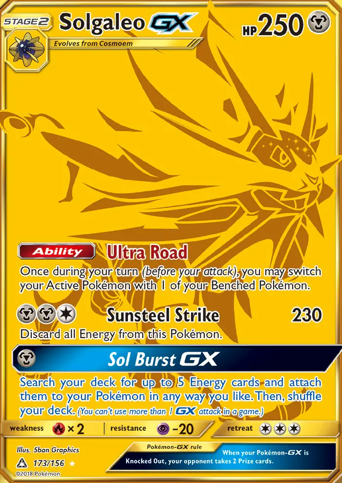 Image of the card Solgaleo GX