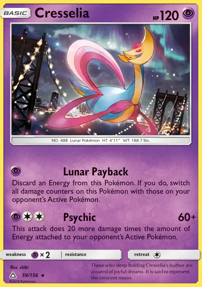Image of the card Cresselia