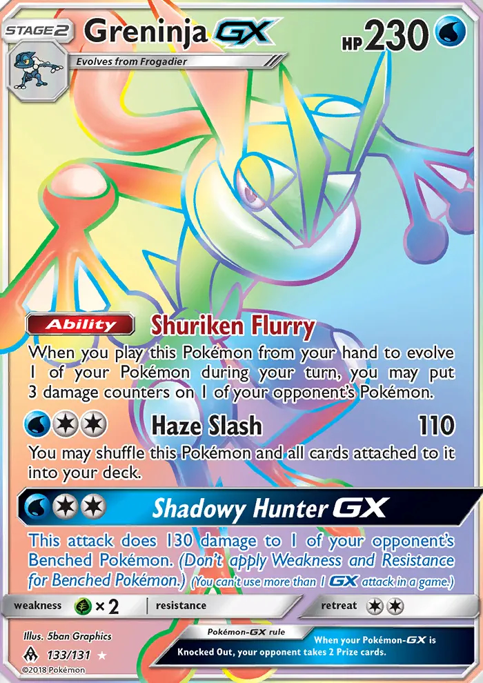 Image of the card Greninja GX