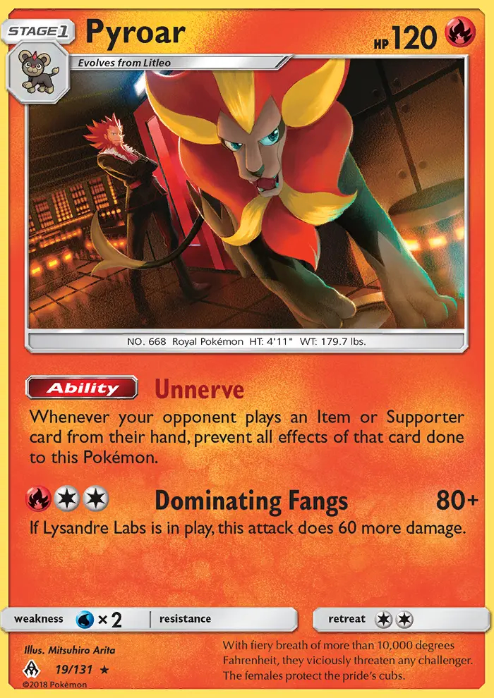 Image of the card Pyroar