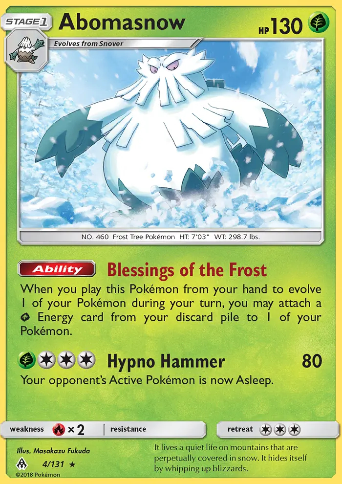 Image of the card Abomasnow