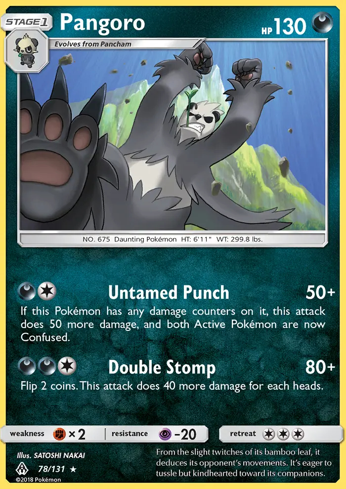 Image of the card Pangoro