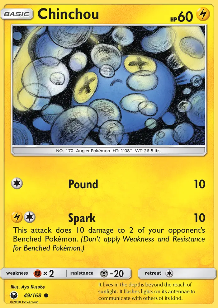 Image of the card Chinchou