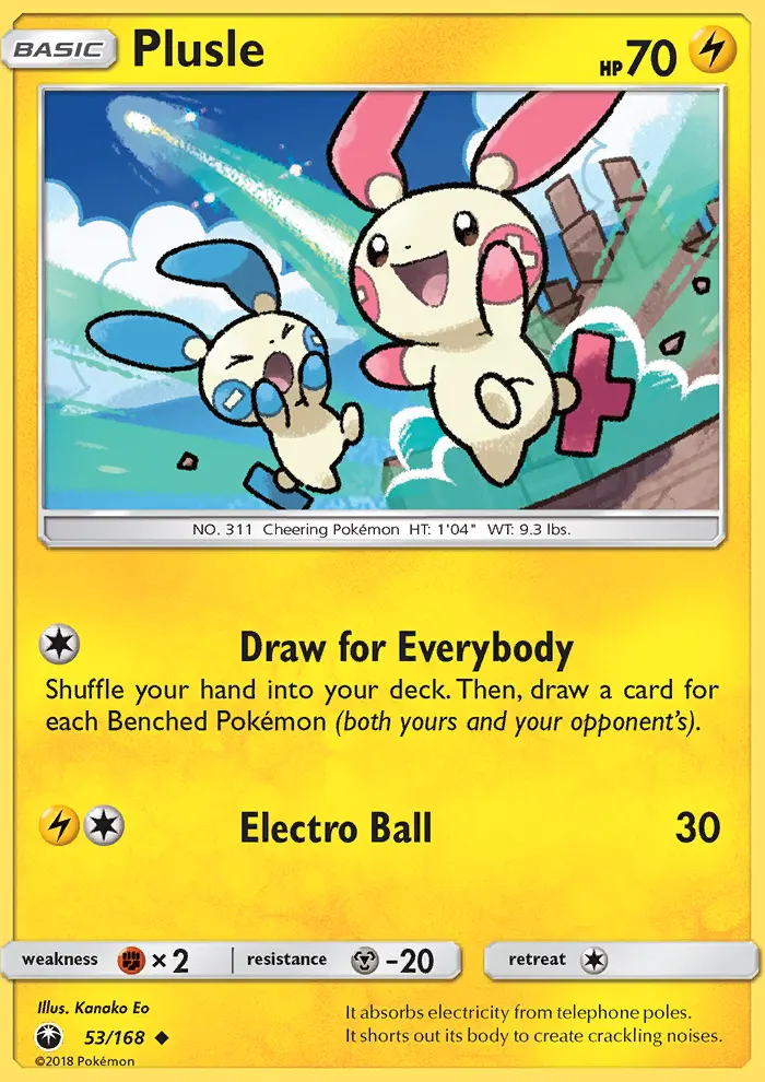 Image of the card Plusle