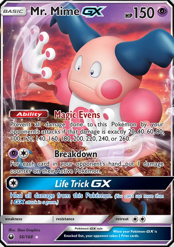 Image of the card Mr. Mime GX