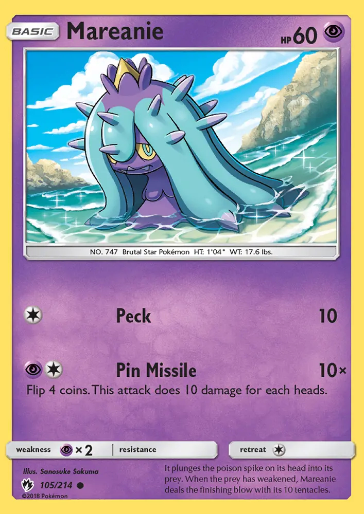 Image of the card Mareanie