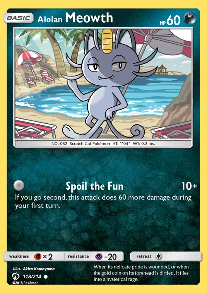 Image of the card Alolan Meowth