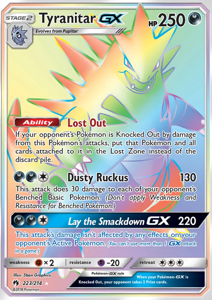 Image of the card Tyranitar GX