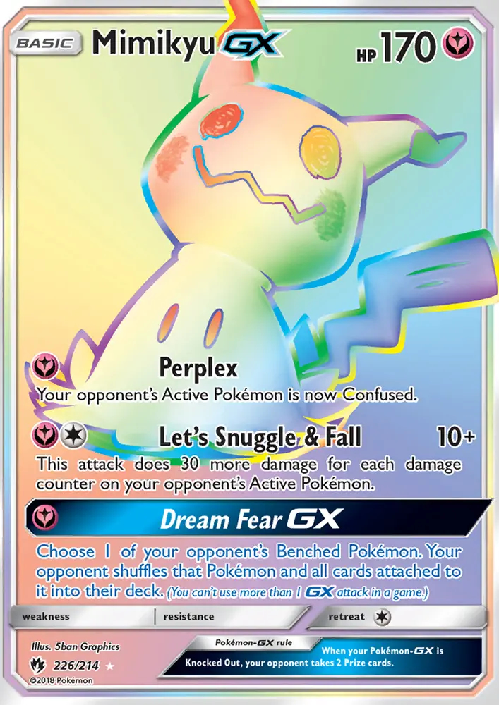 Image of the card Mimikyu GX