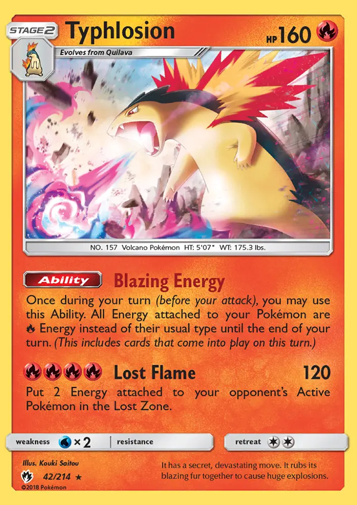 Image of the card Typhlosion