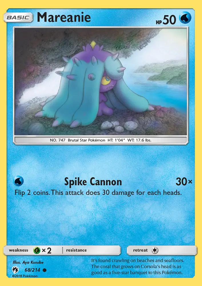 Image of the card Mareanie