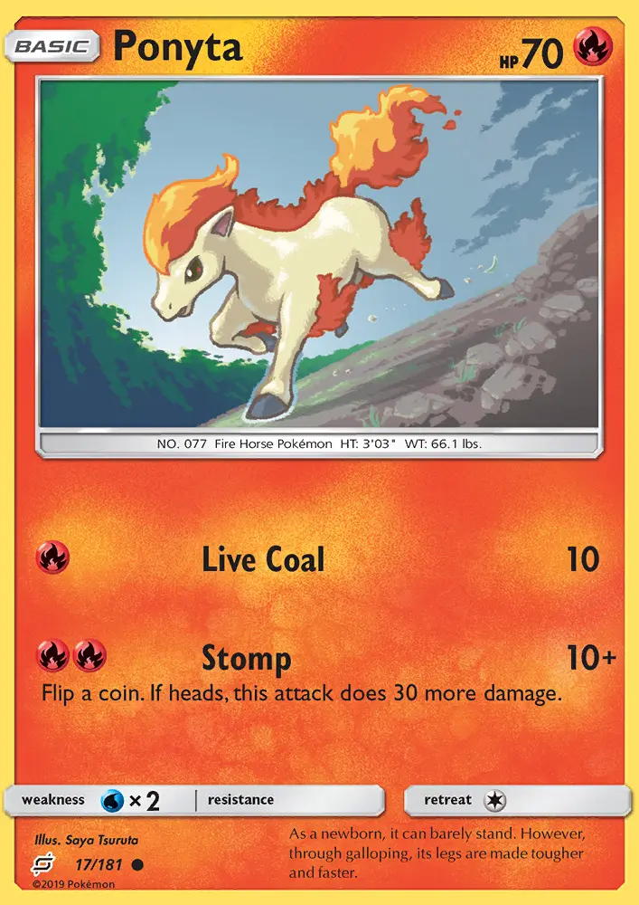 Image of the card Ponyta