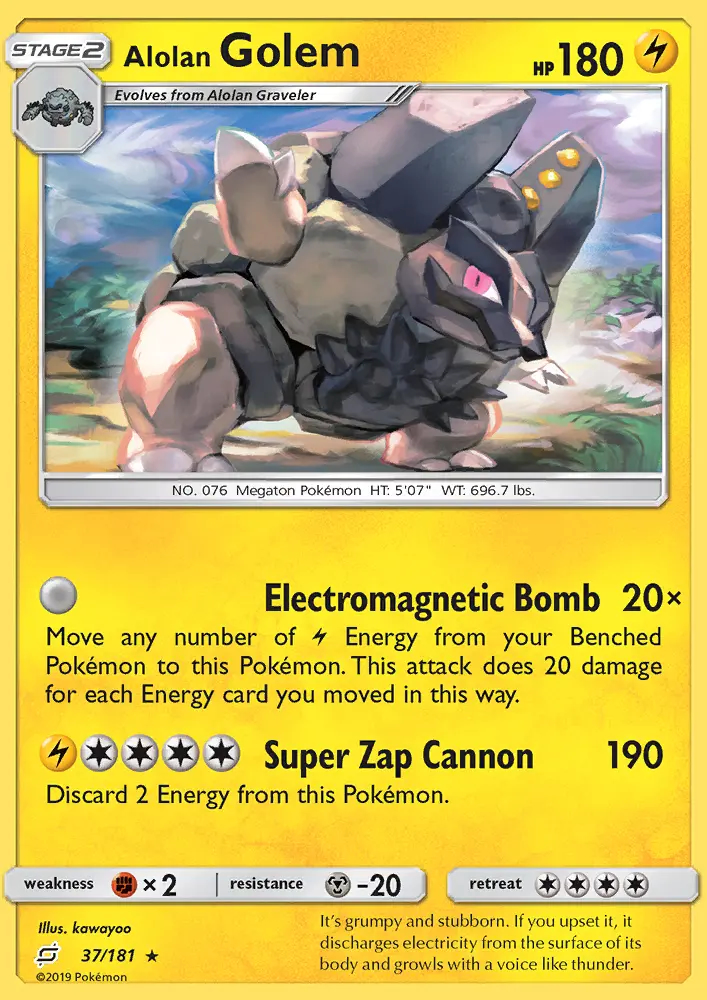 Image of the card Alolan Golem