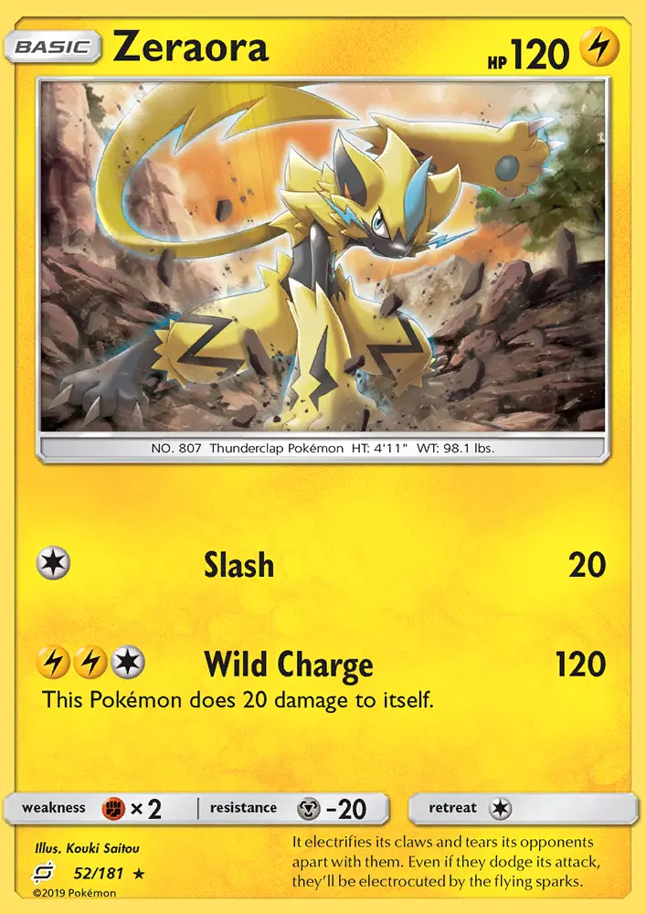 Image of the card Zeraora