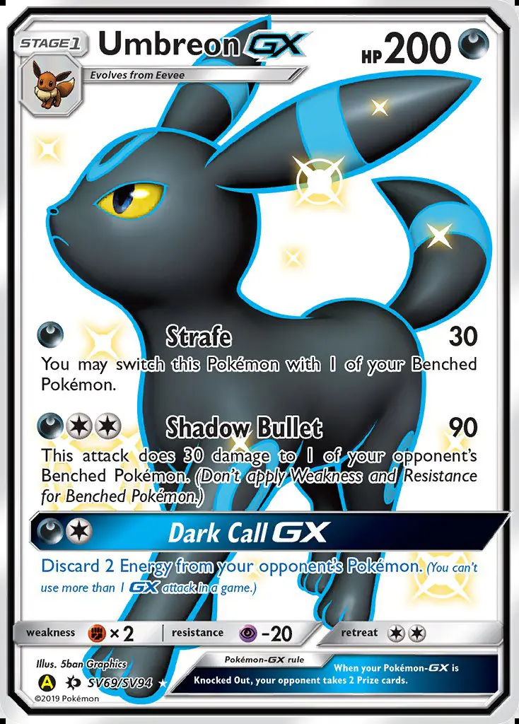 Image of the card Umbreon-GX