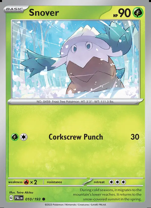 Image of the card Snover