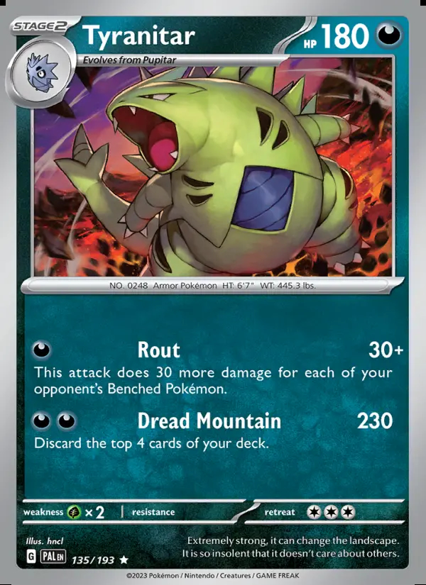 Image of the card Tyranitar