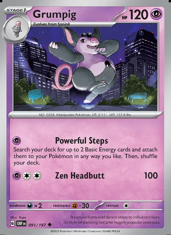 Image of the card Grumpig