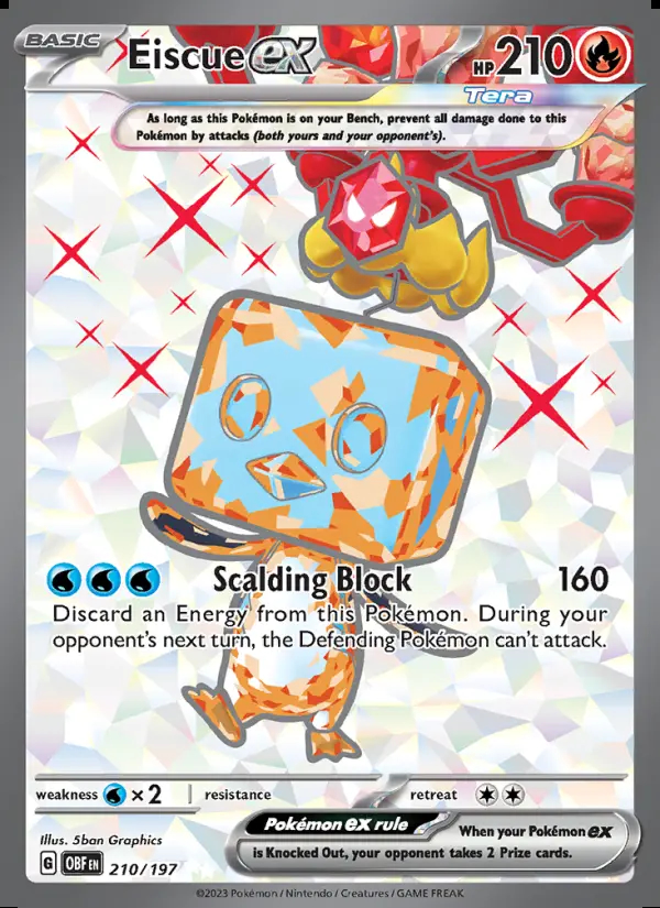 Image of the card Eiscue ex